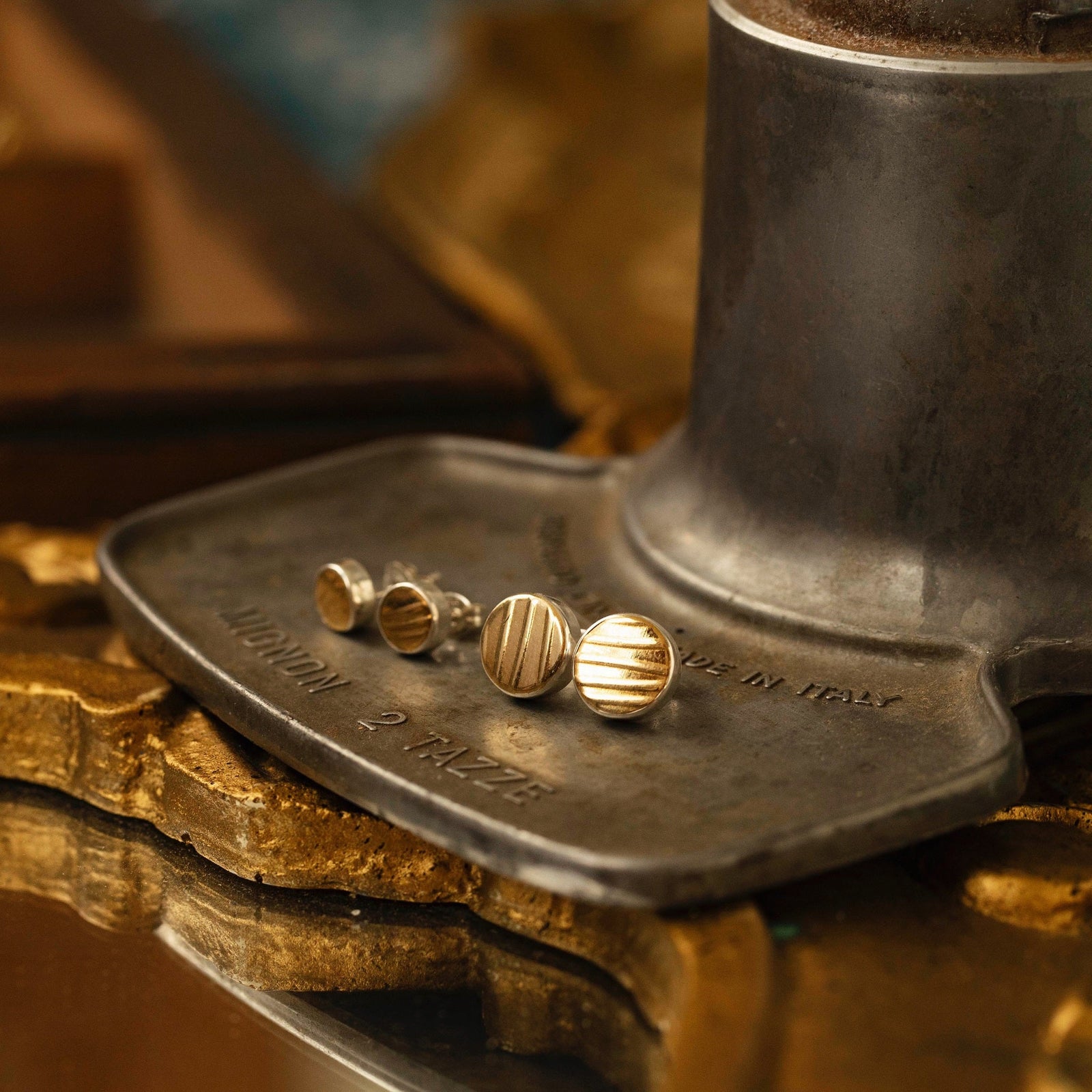 Twisted Sterling Silver Earrings 