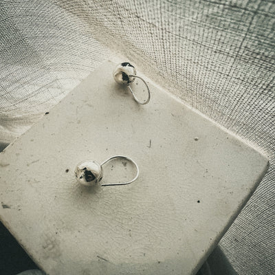 Palla Sterling Silver Drop Earrings