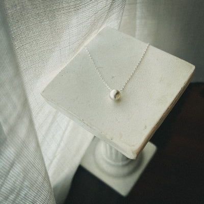 Bottone Sterling Silver Ball Necklace