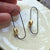 Infinita Drop Earrings - Brass